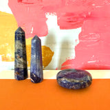 Sodalite Crystal Polished Obelisk Tower - Confía Collective