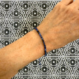 Sodalite Dainty Gemstone Adjustable Bracelet - Confía Collective