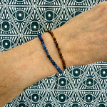 Sodalite Dainty Gemstone Adjustable Bracelet - Confía Collective