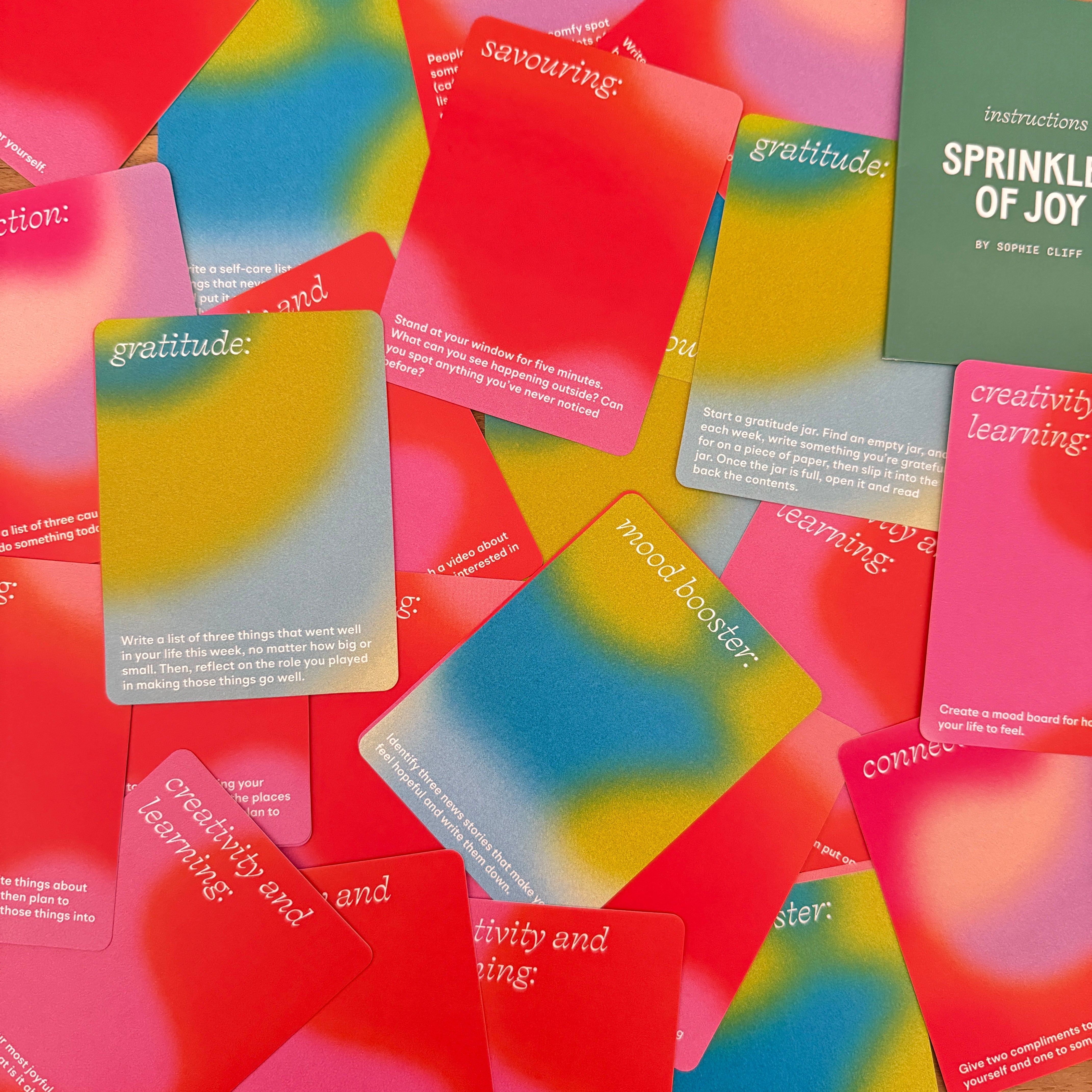 Sprinkles of Joy: An Inspirational Card Deck - Confía Collective