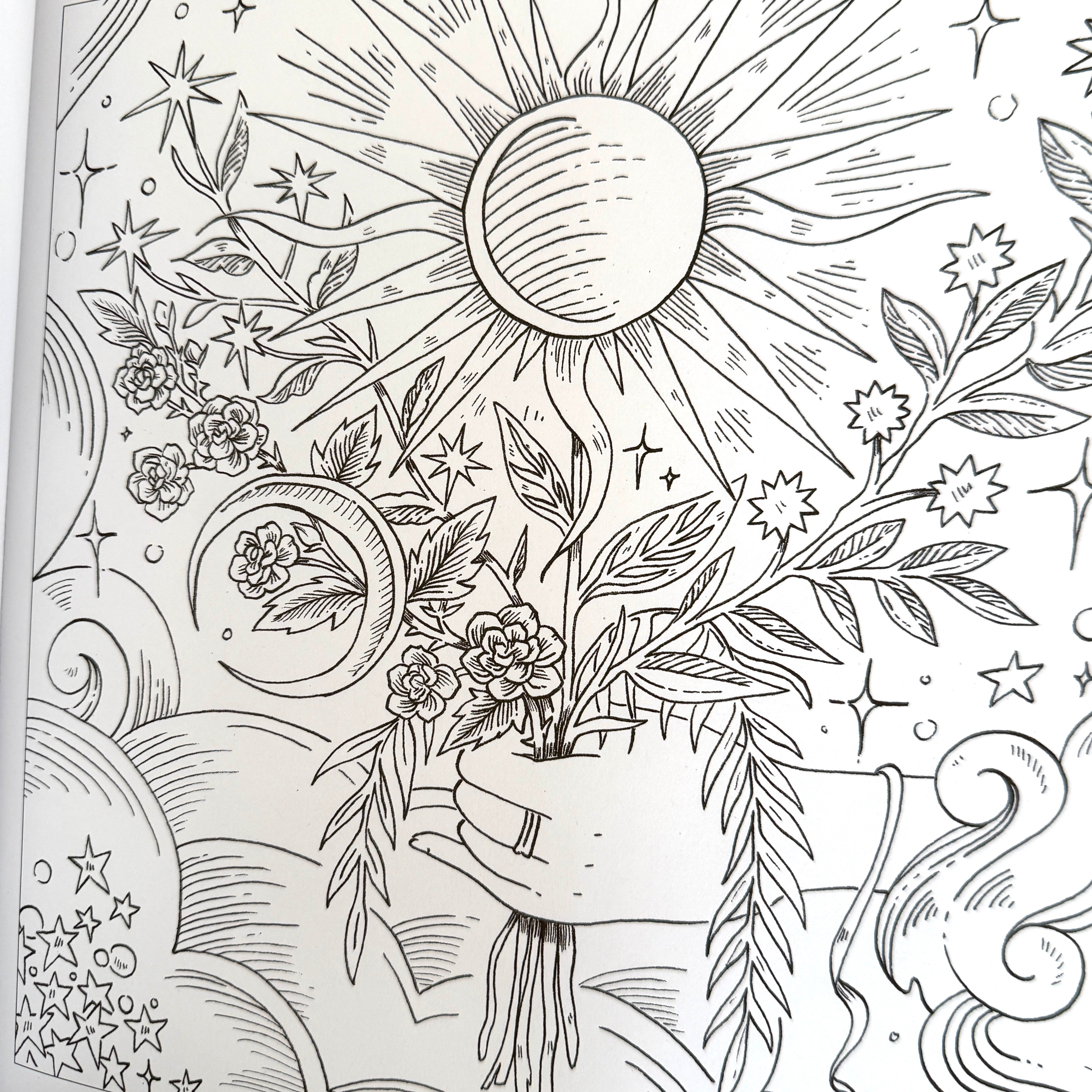 Starcana Moon Magic Coloring Book - Confía Collective