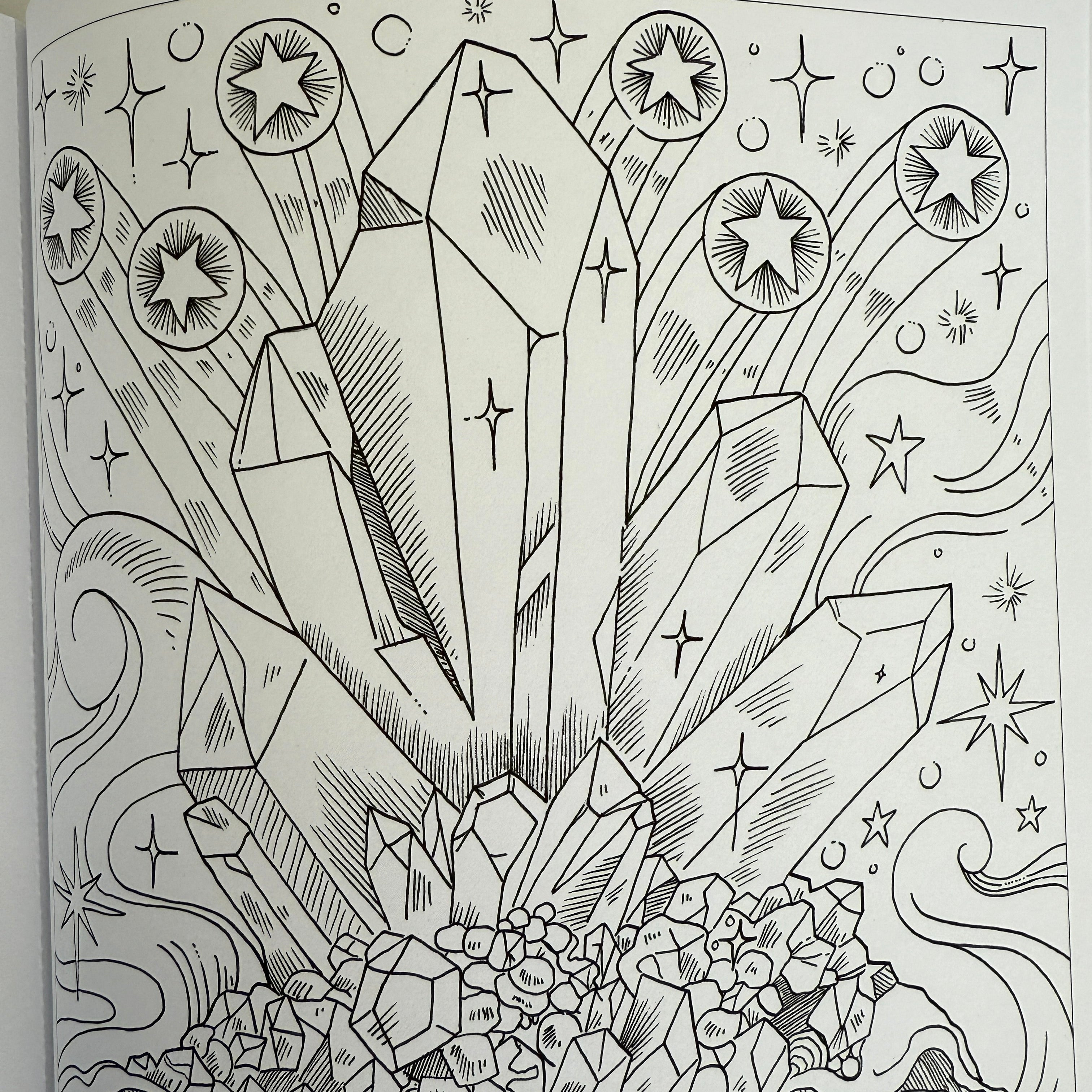 Starcana Moon Magic Coloring Book - Confía Collective