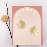 Sun and Moon Eclipse Earrings - Confía Collective