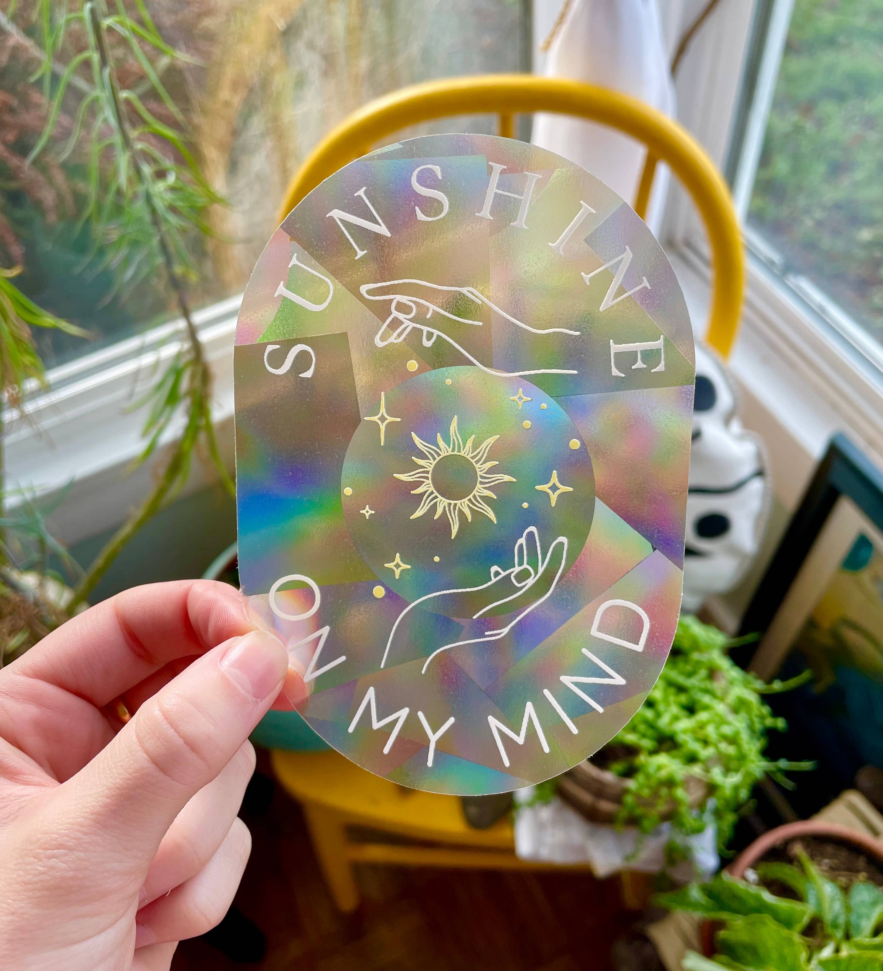 Sunshine On My Mind Suncatcher Sticker - Confía Collective