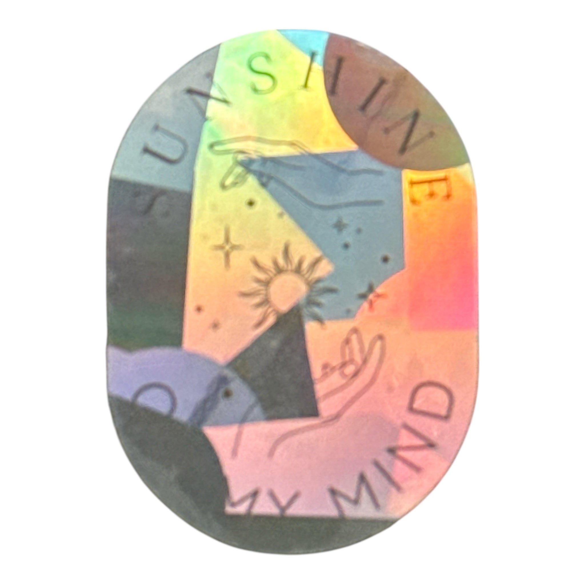 Sunshine On My Mind Suncatcher Sticker - Confía Collective