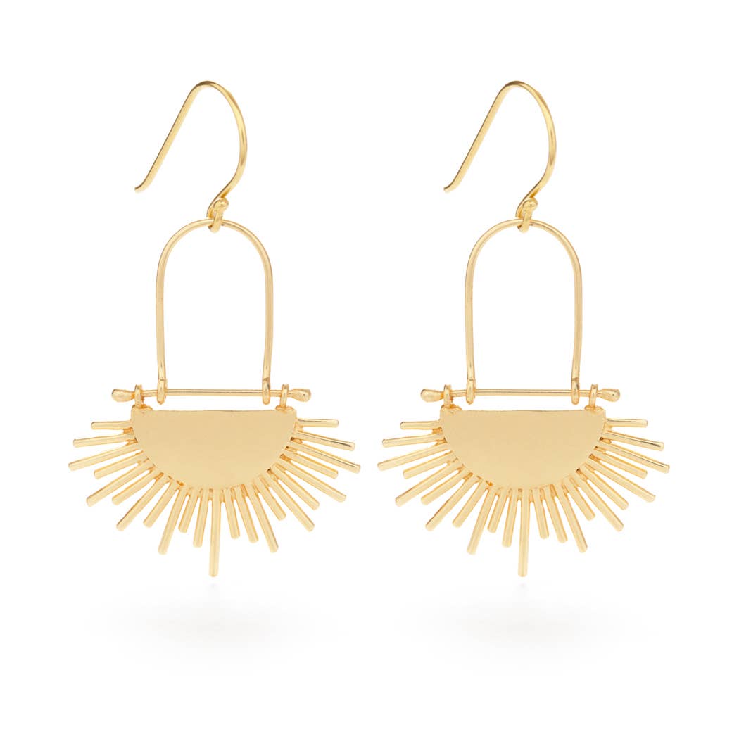 Surya Sunburst Earrings - Confía Collective