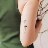 Mushrooms Temporary Tattoo Set
