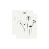 Mushrooms Temporary Tattoo Set