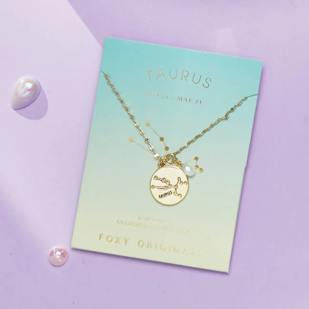 Taurus Constellation Gold Necklace - Confía Collective