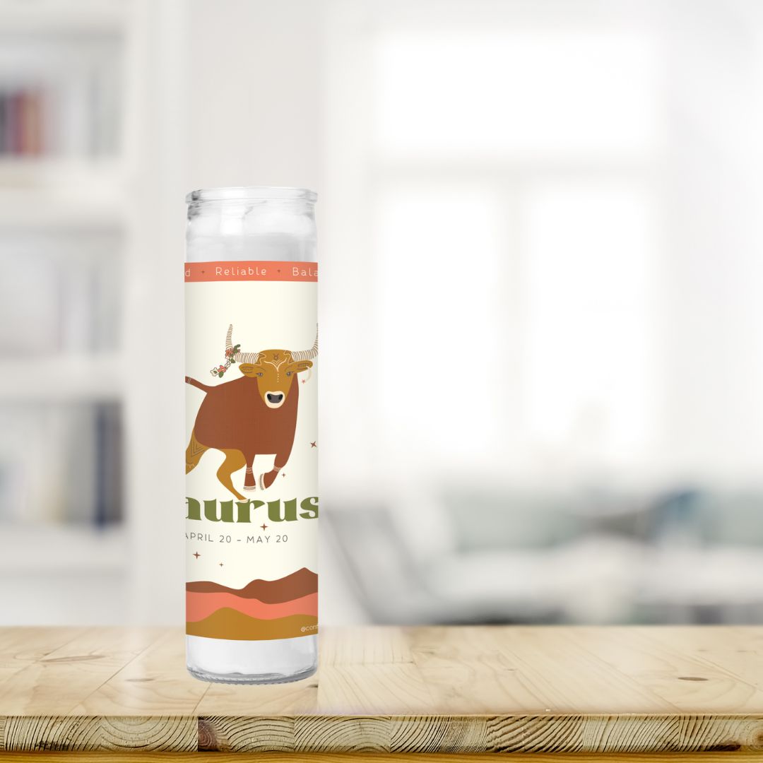 Taurus Prayer Candle - Confía Collective