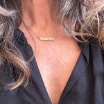 Taurus Zodiac Name Necklace - Confía Collective