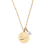 Taurus Constellation Gold Necklace