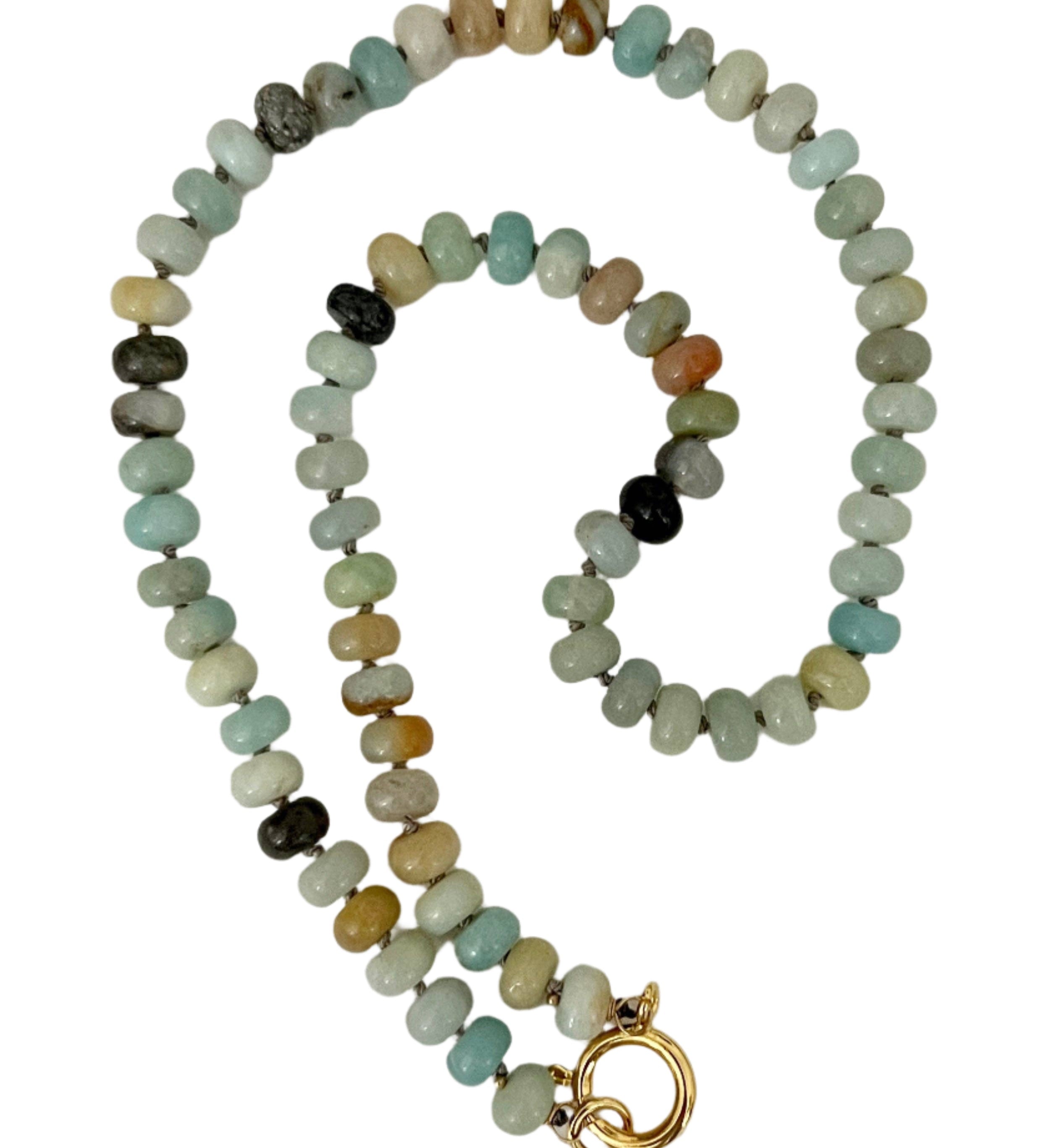 The Amazonite Hope Necklace - Confía Collective