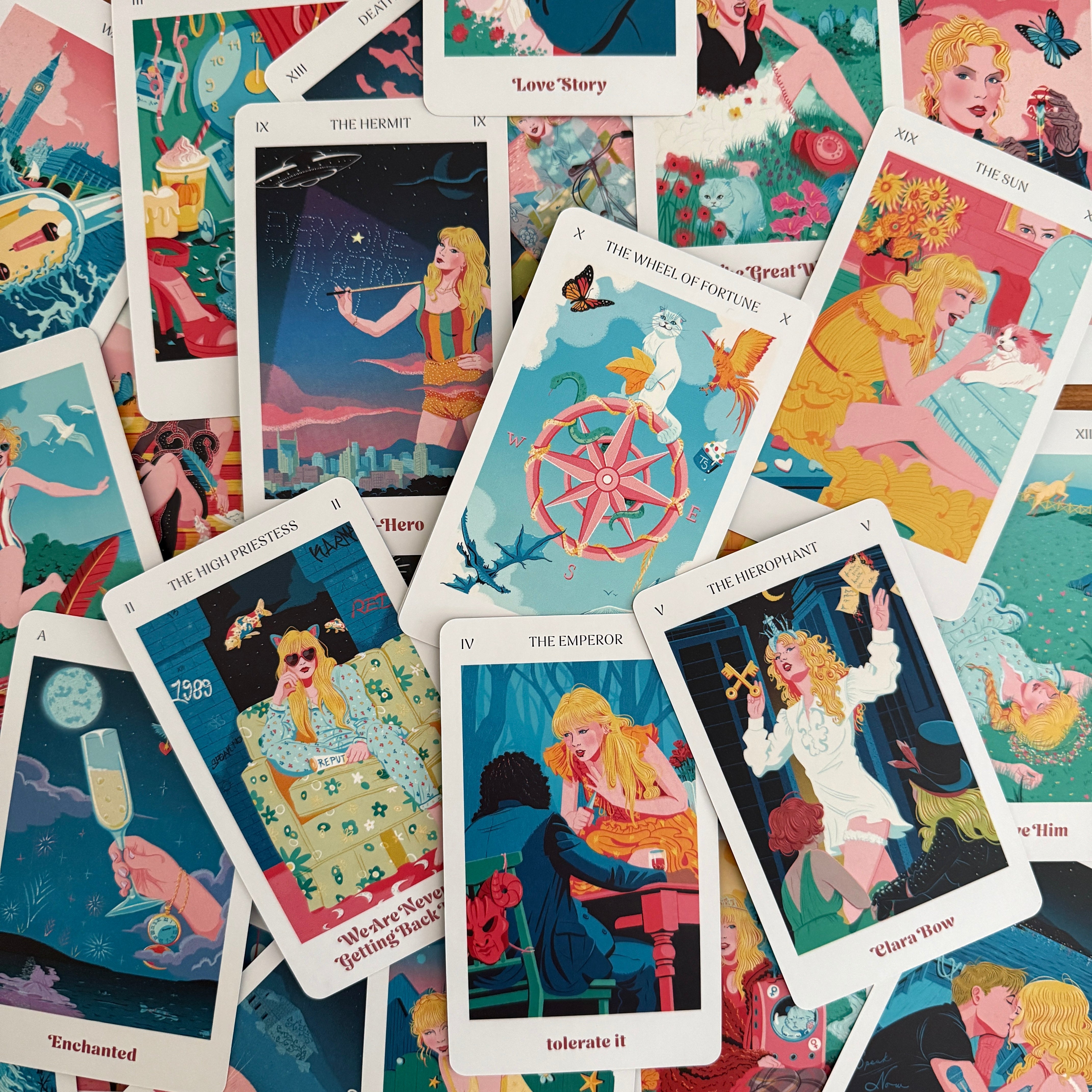 The Eras (Taylor Swift) Tarot Deck and Guidebook - Confía Collective