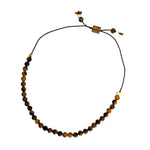 Tiger's Eye Dainty Gemstone Adjustable Bracelet - Confía Collective