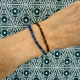 Tiger's Eye Dainty Gemstone Adjustable Bracelet - Confía Collective