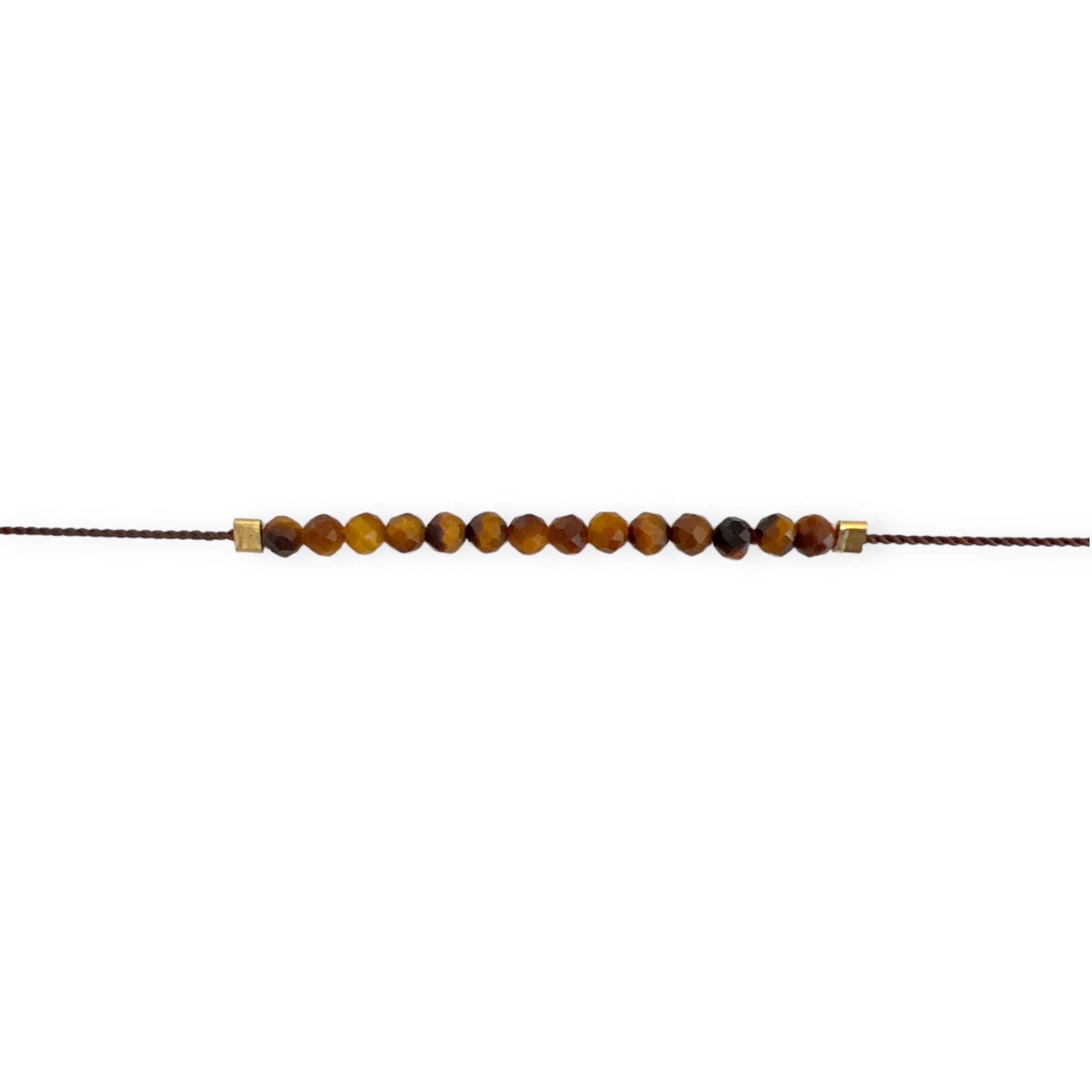 Tiger's Eye Gemstone Necklace - Confía Collective