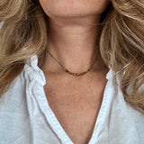 Tiger's Eye Gemstone Necklace - Confía Collective
