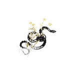 Twisty Snake with Flowers Temporary Tattoo Set - Confía Collective