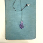 Violet Light Amethyst Crystal Pendulum - Confía Collective