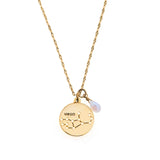 Virgo Constellation Gold Necklace