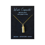 Wish Capsule Gold Necklace