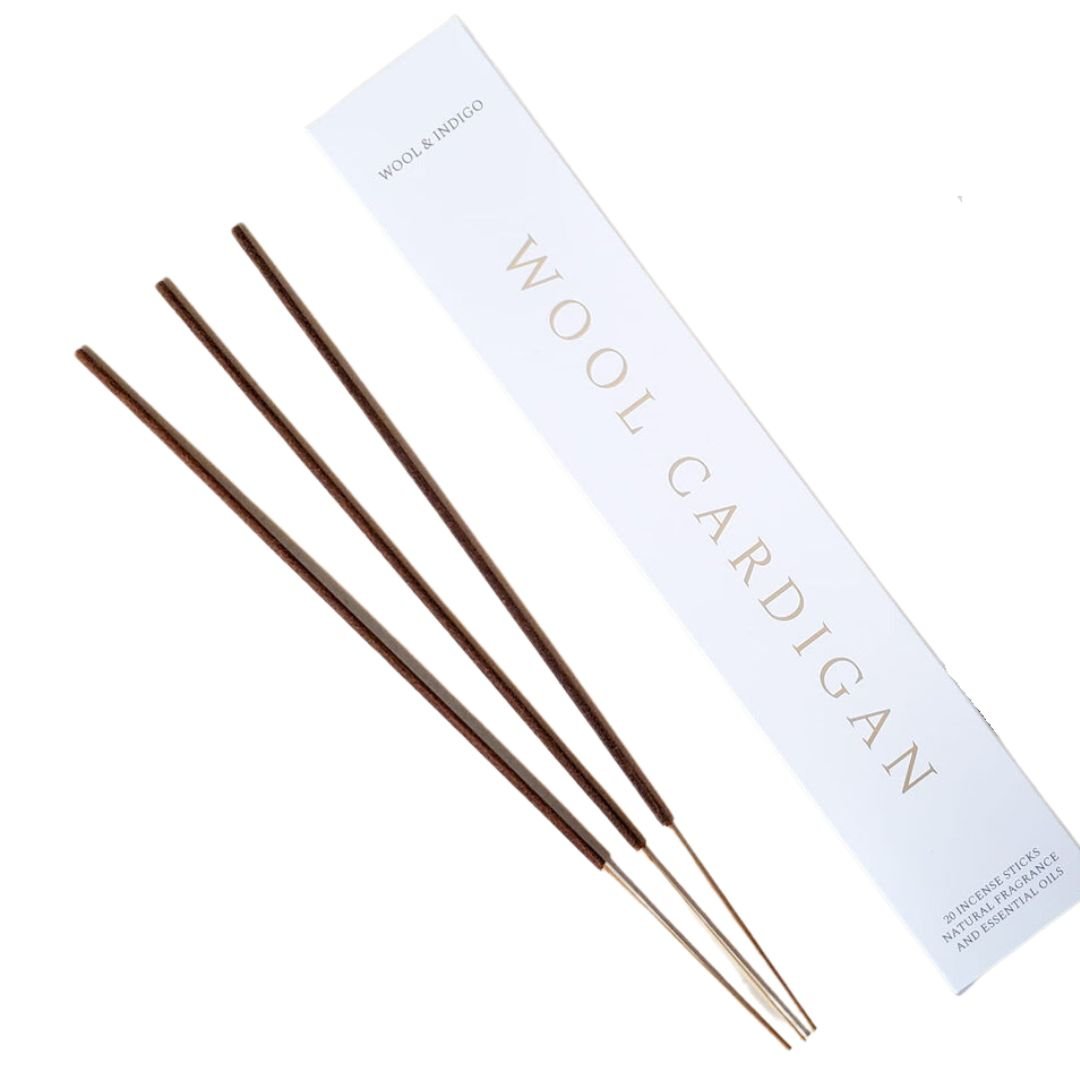 Wool Cardigan Incense - Confía Collective