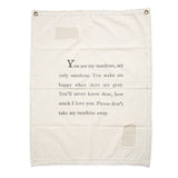 You Are My Sunshine Canvas Wall Tarp - Confía Collective