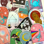 Zodiac Holographic Sticker - Confía Collective