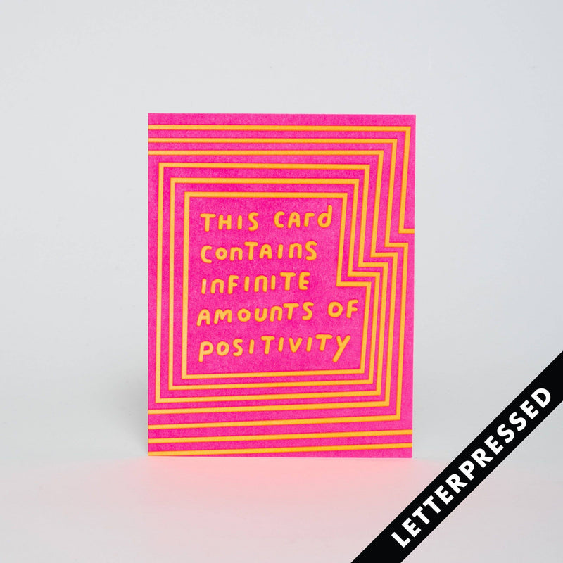 Infinite Positivity Greeting Card