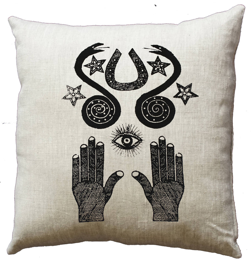 Fortune Teller Linen Pillow