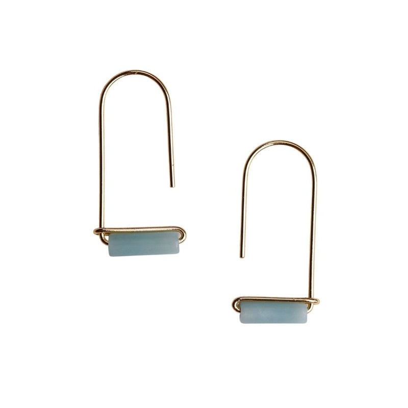 Crystal Gemstone Drop Earring