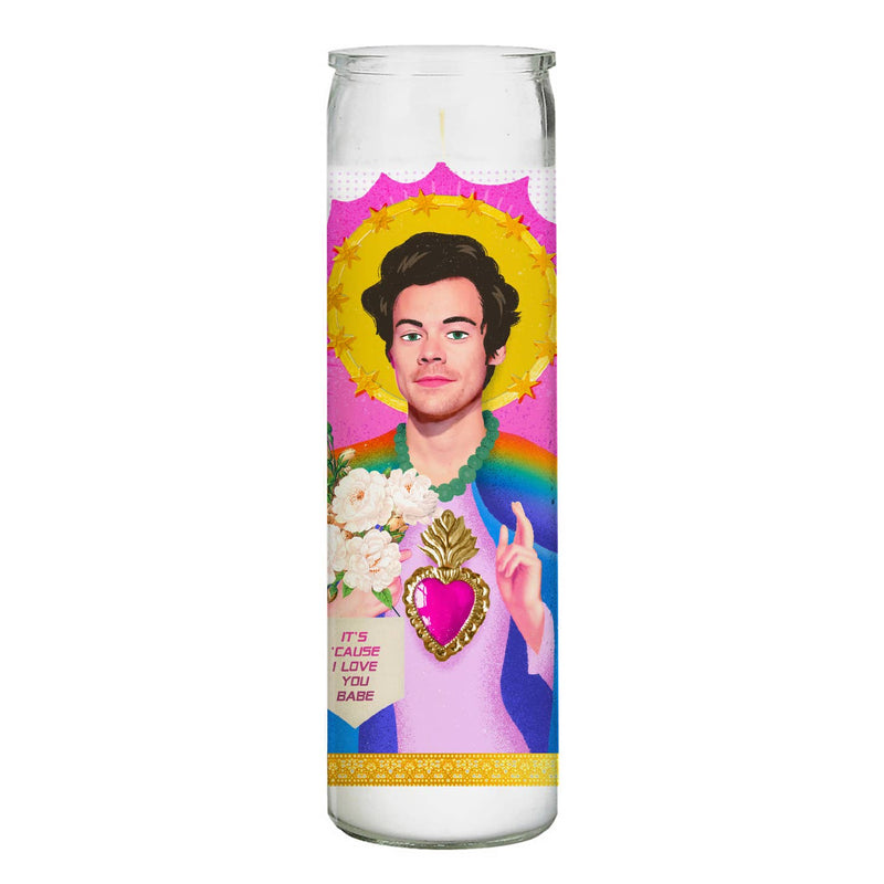 Harry Styles Pop Prayer Candle