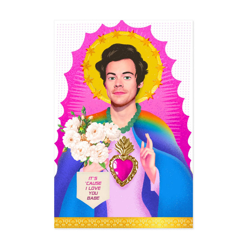 Harry Styles Pop Prayer Candle