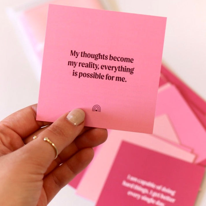 Shower Affirmation Cards