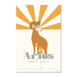 Aries Zodiac Poster