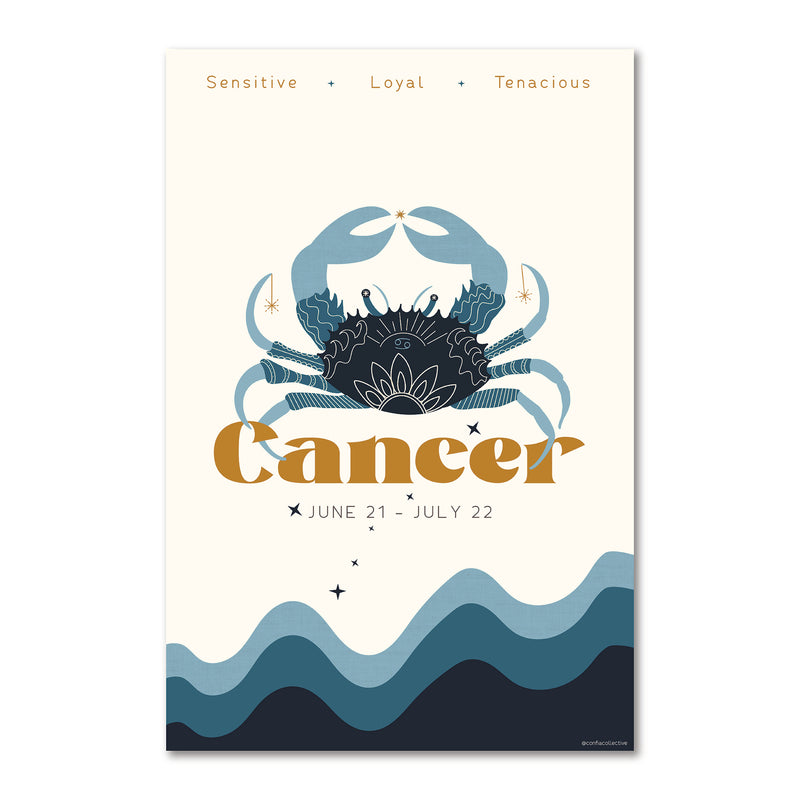 Cancer Zodiac Poster