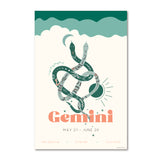 Gemini Zodiac Poster