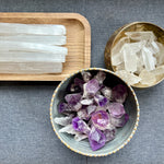 Fascinating raw to point amethyst show the natural formation of this calming crystal.  "inner serenity"  Amethyst inspires a peaceful state of being with soothing energy that relaxes and calms your body and mind. It can increase focus by balancing intuition with logic. It connects you to your consciousness and deepest inner wisdom. Develops a greater trust in your psychic abilities heightening your connection to the divine. Amethyst is a stone of positive transformation releasing negative emotions.