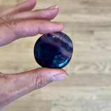 Fluorite Crystal Worry Stone