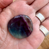 Fluorite Crystal Worry Stone