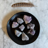 Amethyst is a stone of positive transformation releasing negative emotions and damaging beliefs. 