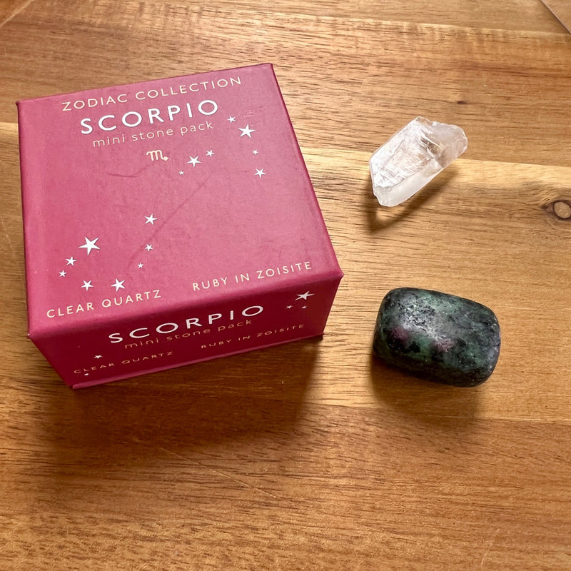 The mini stones in this Scorpio mini stone pack have been curated to support the attributes of passionate Scorpio. 