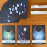 The Moonology Oracle Card Deck and Guidebook has 44 lunar cards 