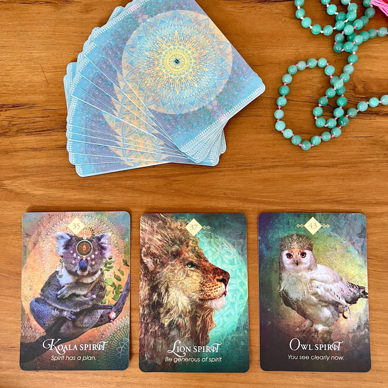 Represented in the 68 cards of this beautifully illustrated Spirit Animal Oracle card deck and guidebook are the Higher Spirits of different animals, insects, fish, and birds.