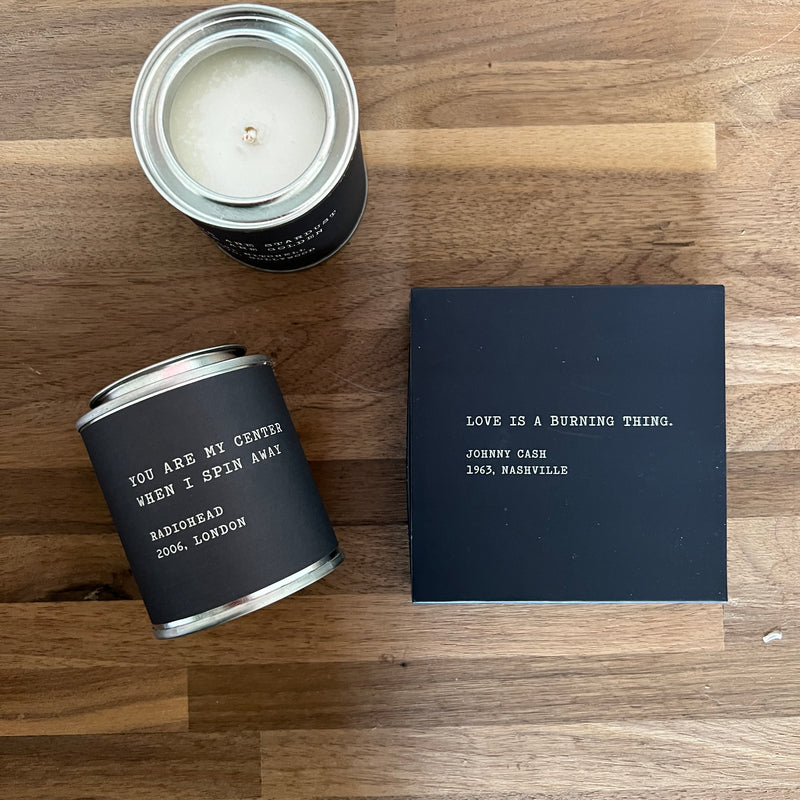 Legends Quotes Candle