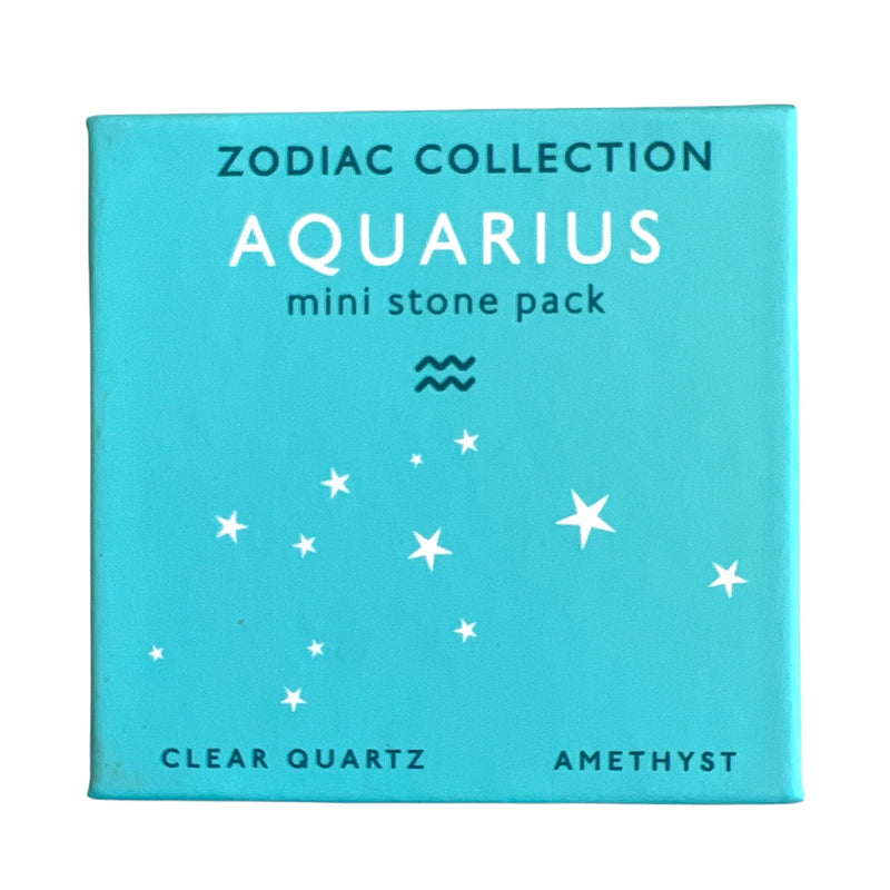 The mini stones in this Aquarius mini stone pack have been curated to support the attributes of visionary Aquarius. 