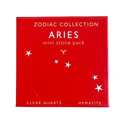 The mini stones in this Aries mini stone pack have been curated to support the attributes of fearless Aries. 