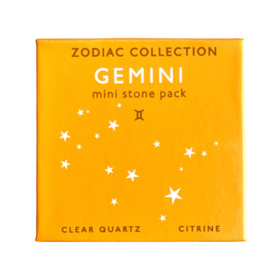 The mini stones in this Gemini mini stone pack have been curated to support the attributes of versatile Gemini. 