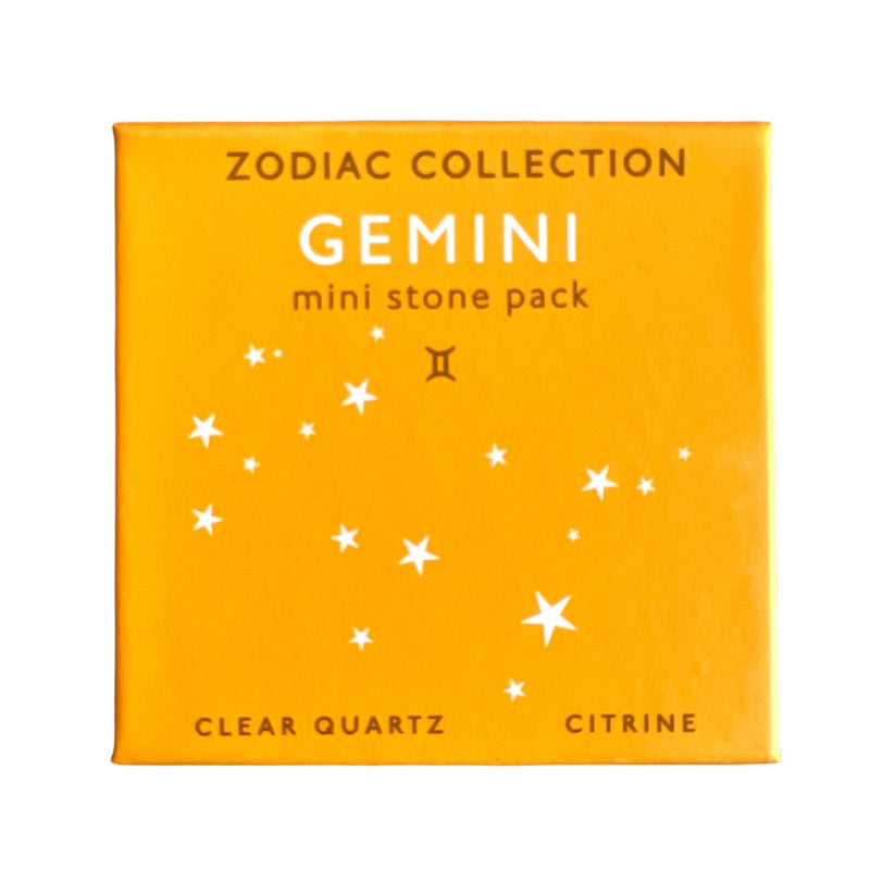 The mini stones in this Gemini mini stone pack have been curated to support the attributes of versatile Gemini. 